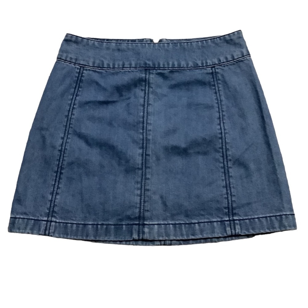 Free people denim skirt